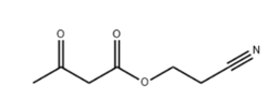 2-cyanoethyl 3-oxobutanoate