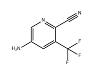 5-amino-3-(trifluoromethyl)picolinonitrile