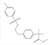 methyl 2-methyl-2-(4-(2-(tosyloxy)ethyl)phenyl)propanoate