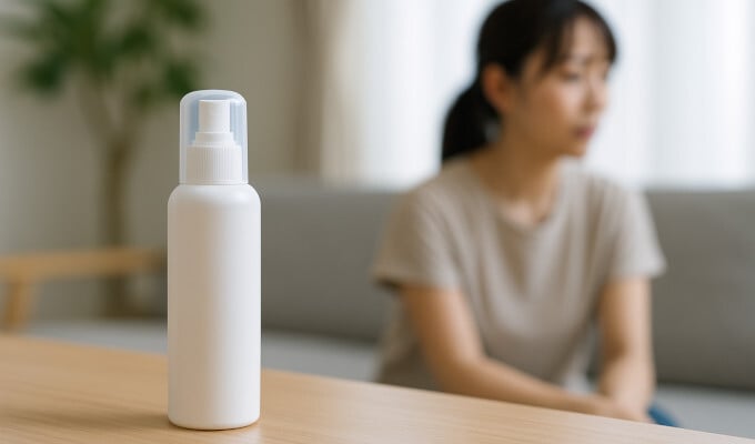 消臭効果に満足していない女性