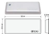 金属対応RFIDタグの原寸