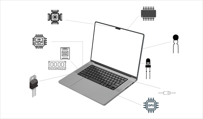 半導体デバイスの種類についてご紹介いたします。